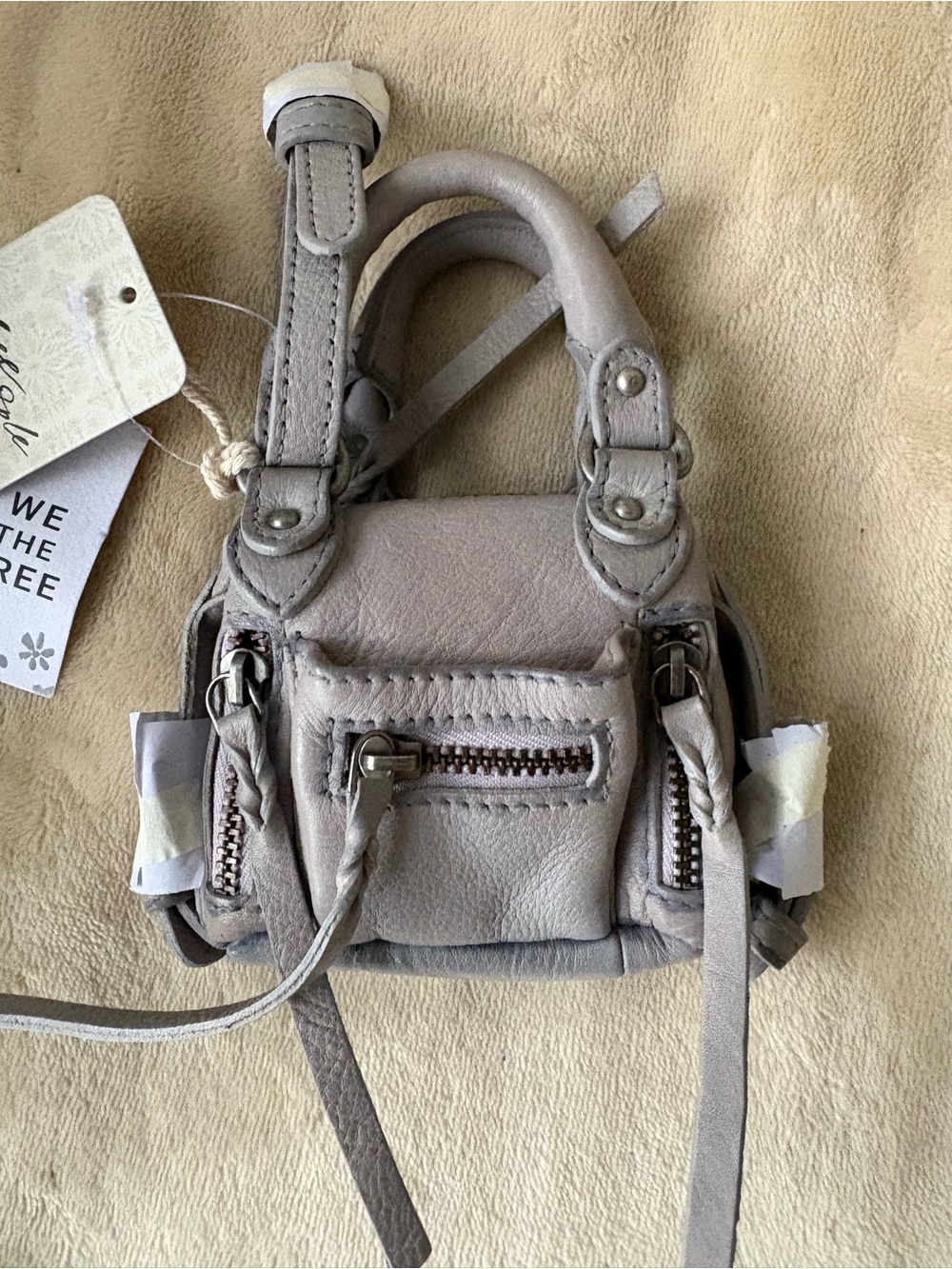 We The Free Micro Emerson Mini Bag🔥 Dove Grey🔥New with tags!